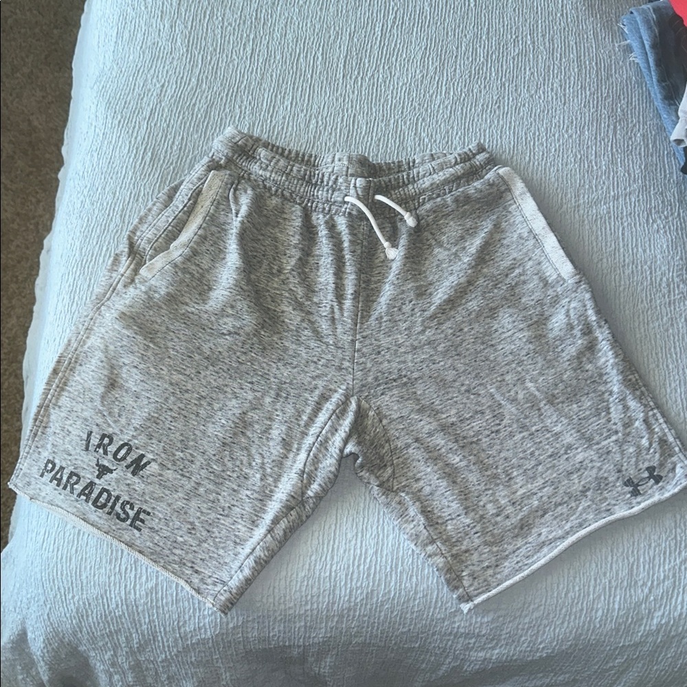 Under Armour Heather Gray Workout Shorts